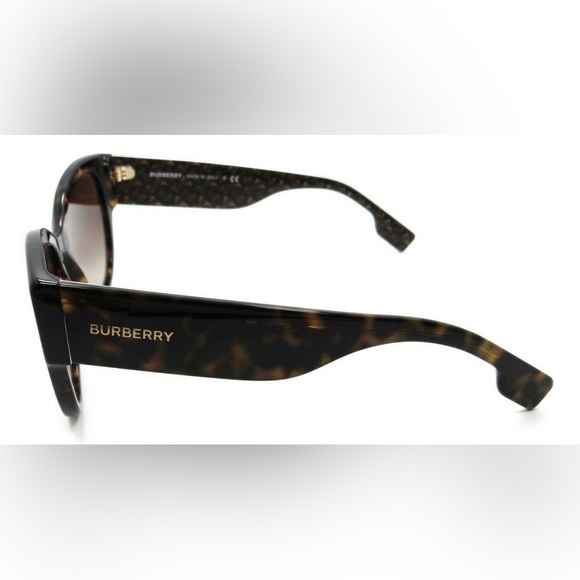 BURBERRY SUNGLASSES BE 4294 3904/13 54-17-140 DARK HAVANA / BROWN GRADIENT ITALY - Picture 5 of 8